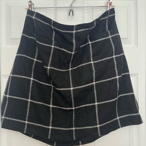 Madewell wool mini skirt